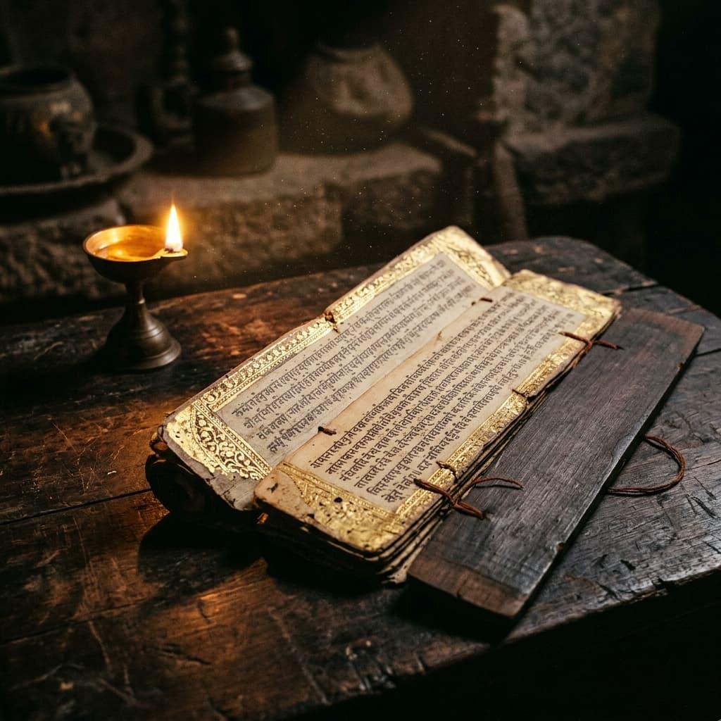 Ancient Indian manuscript
